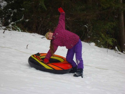 Sledding in Full Color!