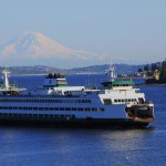 Kingston Edmonds ferry by Mary Saurdiff